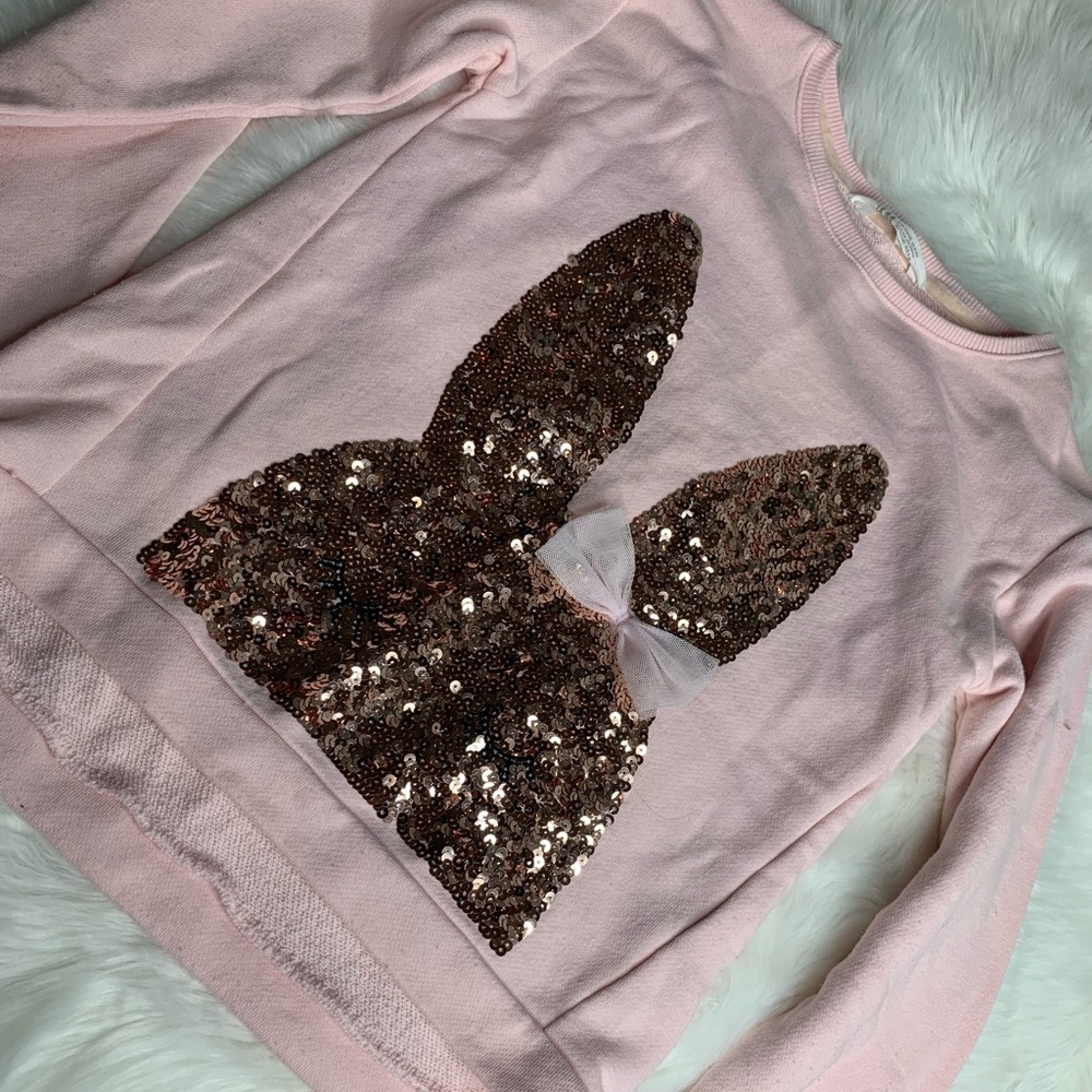 Little girls HM sweatshirt with bunny